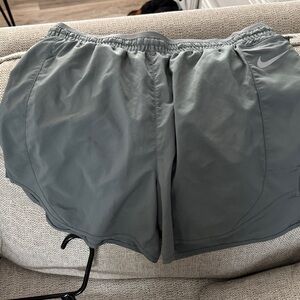 Nike Light Gray Running Shorts